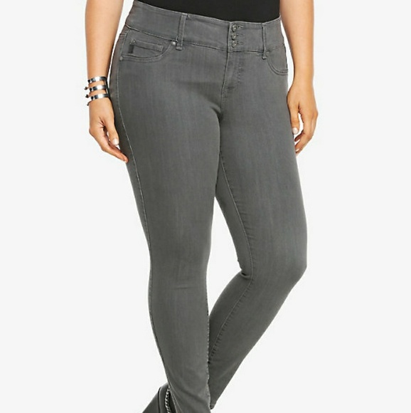grey jegging pants